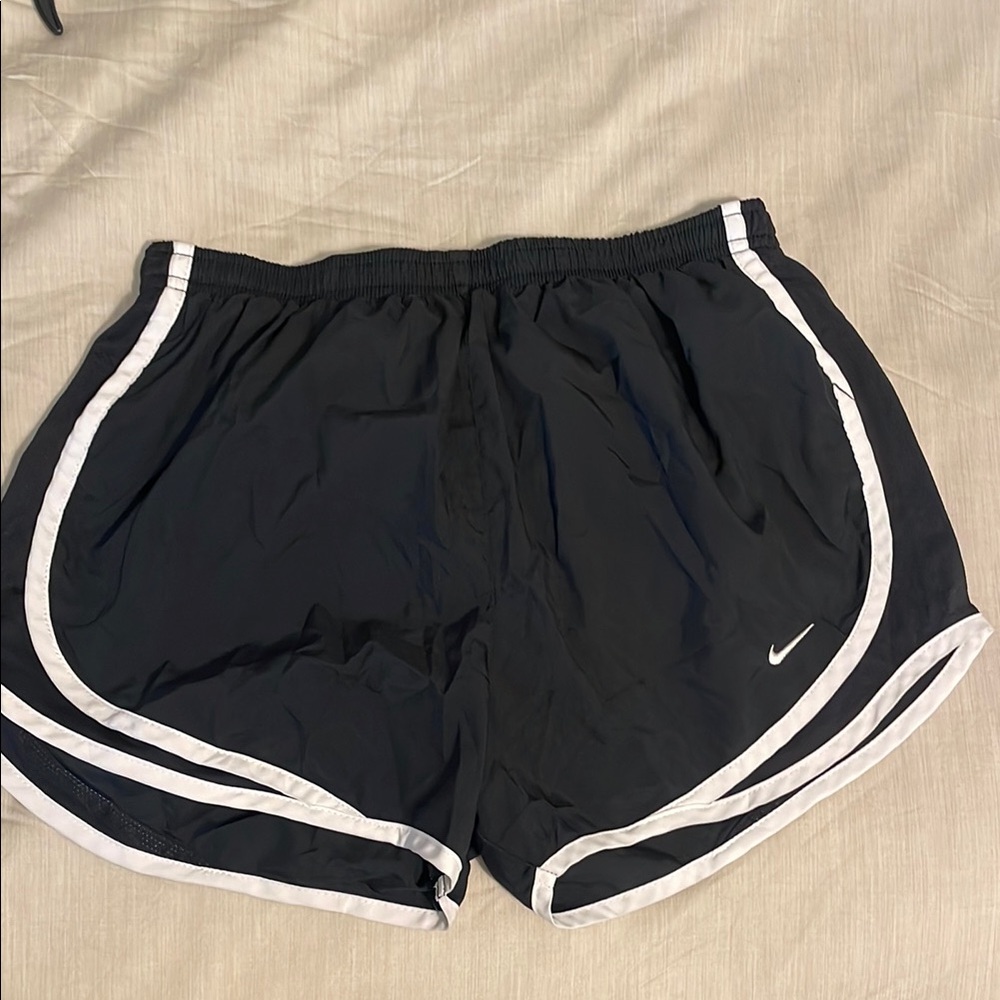 Nike Black and White Athletic Shorts